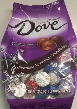 DOVE® Chocolate Assortment Snowflakes