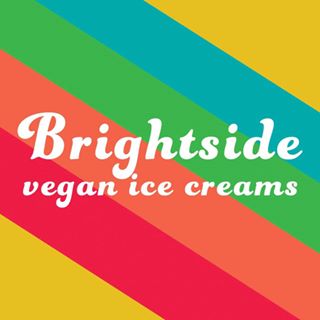 Brightside Vegan Ice Creams brightly colored logo