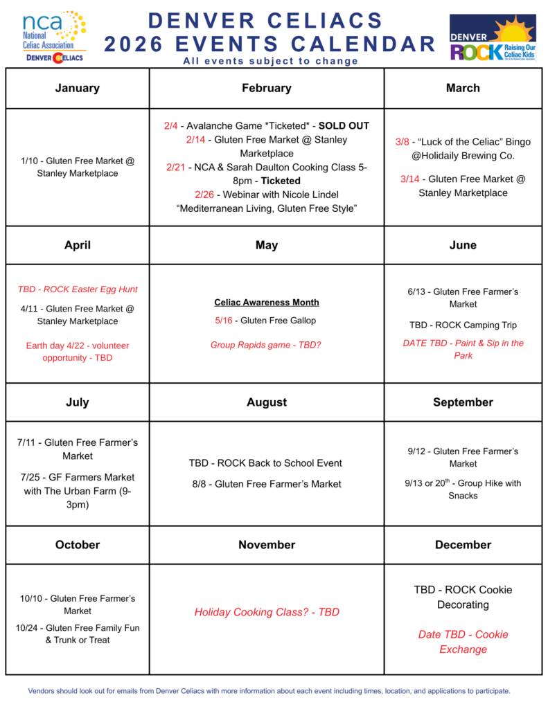 Check out our upcoming events for 2026!